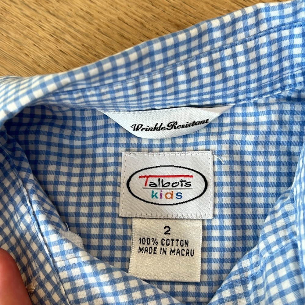 Talbots Kids Button Down - Picture 4 of 5